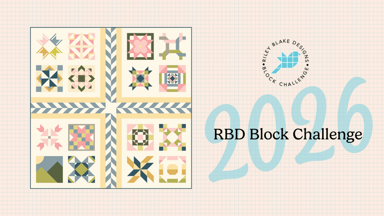 Riley Blake Designs 2026 Block Challenge Kit in Confetti Cottons Solids