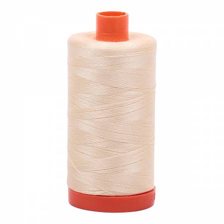 Mako Cotton Thread Solid 50wt 1422yds Butter 2123