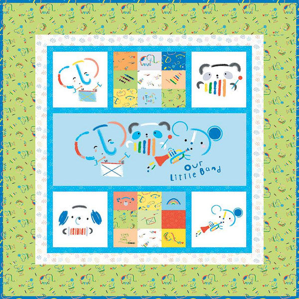 Our Little Band Panel Quilt Kit