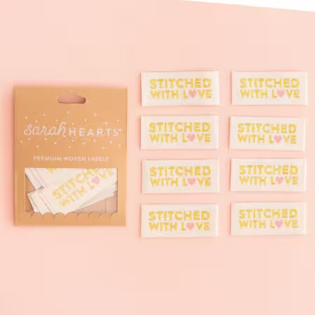 Stitched with Love Quilt Labels