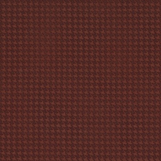 Blushed Houndstooth Cranberry by Cheryl Haynes for Benartex Designer Fabrics - 7564-22