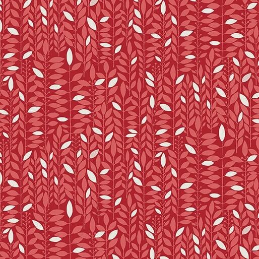 Blooming Color Kali Red by Wolff Paper for Benartex - 16366-10