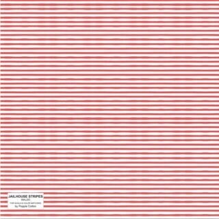 Jailhouse Stripes Red by Poppie Cotton - JS24284