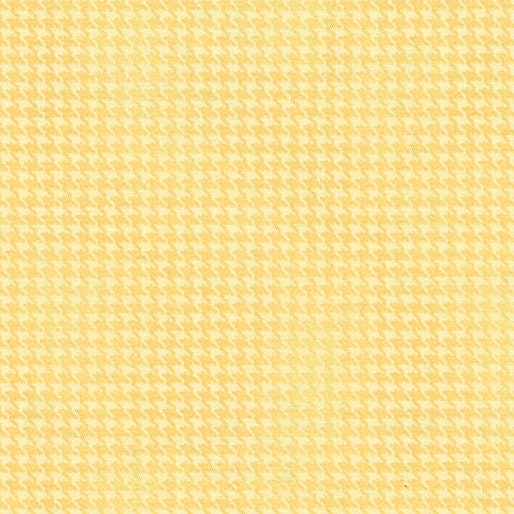 Blushed Houndstooth Buttercup by Cheryl Haynes for Benartex Designer Fabrics - 7564-32