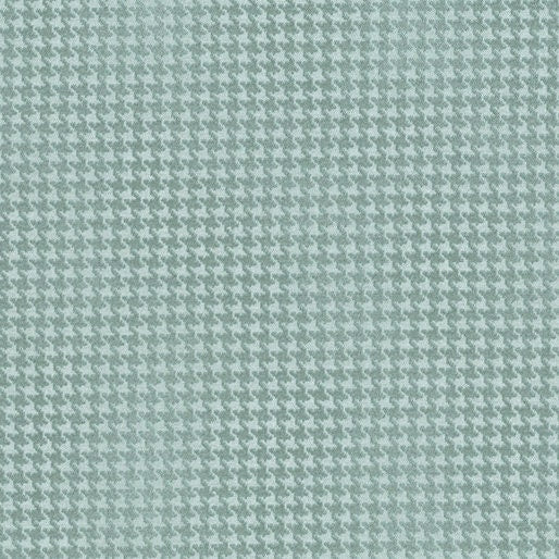 Blushed Houndstooth Aquamarine by Cheryl Haynes for Benartex Designer Fabrics - 7564-81