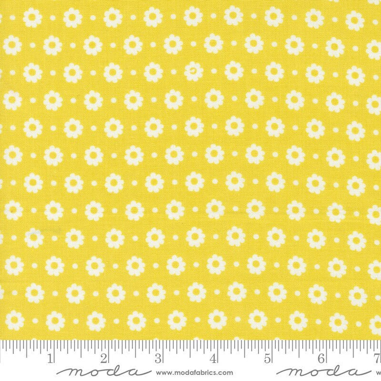 Laguna Sunrise Petal Florals Dot Citrine by Sherri & Chelsi for Moda Fabrics - 37683 20