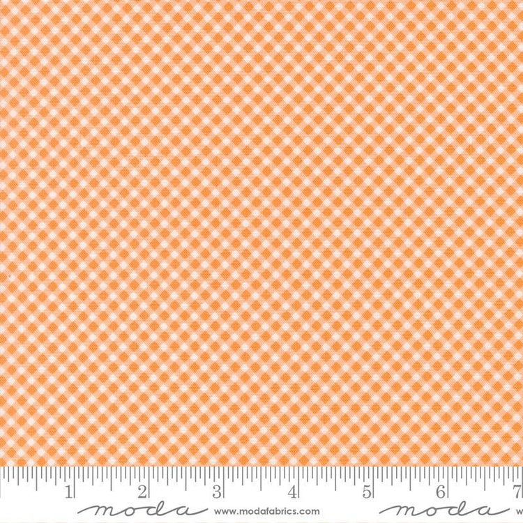 Strawberry Lemonade Gingham Checks and Plaids Apricot by Sherri & Chelsi for Moda Fabrics - 37676 16