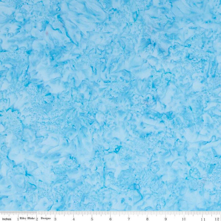 Expressions Batiks Hand-Dyes Light Blue 2 by Riley Blake Designs - BTHH172