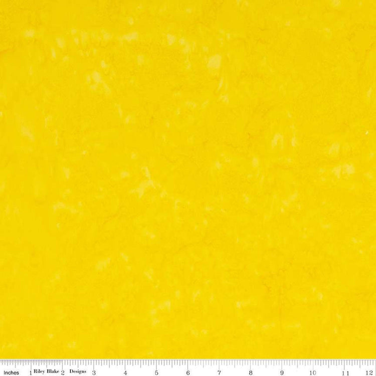 Expressions Batiks Hand-Dyes Yellow by Riley Blake Designs - BTHH139