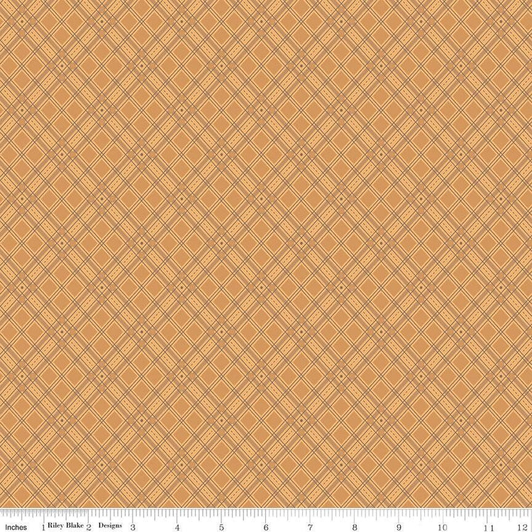 Autumn Plaid Marigold by Lori Holt for Riley Blake Designs - C14651-MARIGOLD