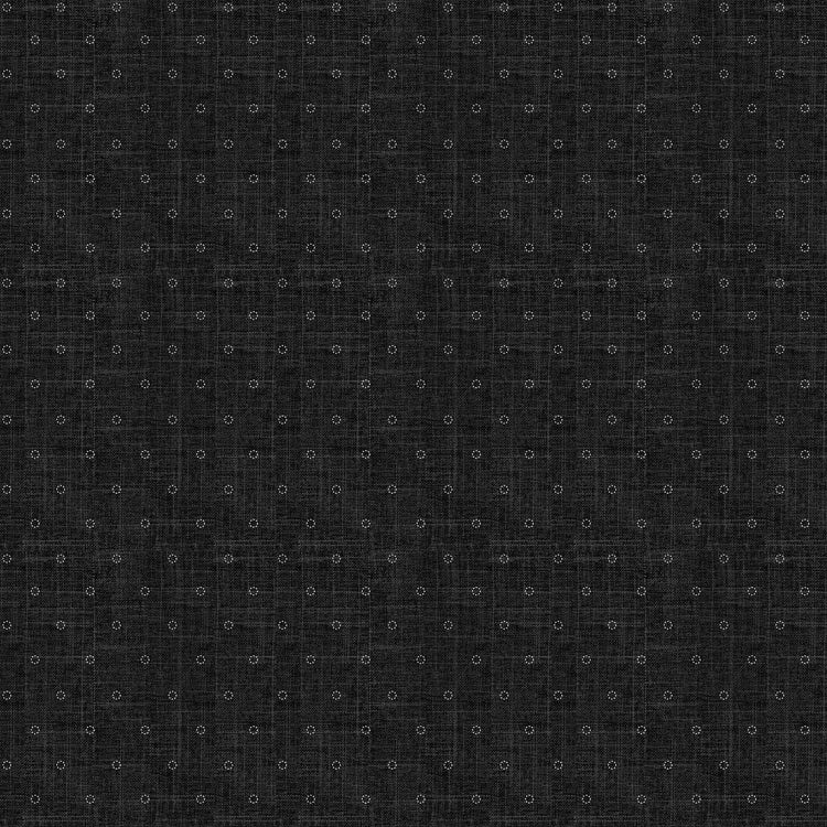 Stash Stitches Black by Ghazal Razavi for Figo Fabrics - 92021-99