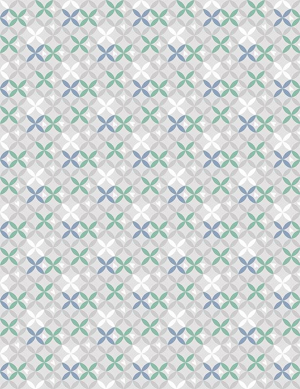 Safari Lullaby Criss Cross Gray by Deane Beesley Designs for Wilmington Prints - 3060 36268 914