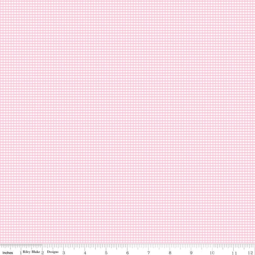 Micro Gingham Peony by Riley Blake Designs - C455-PEONY
