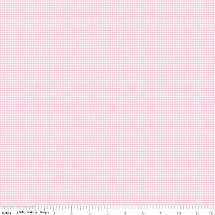 Micro Gingham Peony by Riley Blake Designs - C455-PEONY