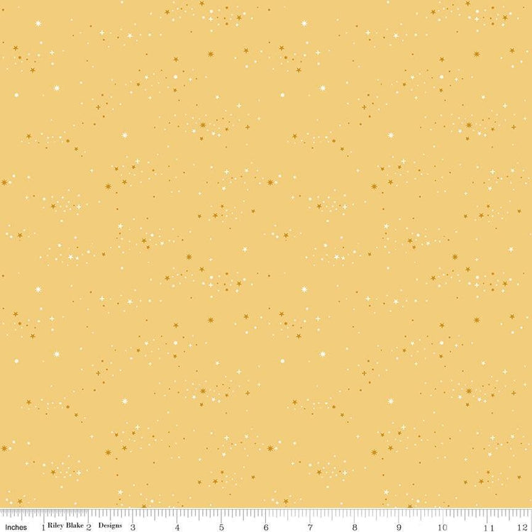 Between the Pages Starlight Honey by Fran Gulick for Riley Blake Designs - C15377-HONEY