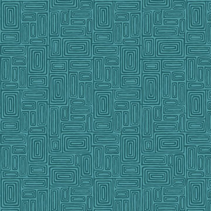 Find Your Way Wander Teal by Lisa Ruble for Benartex Fabrics - 17138-84