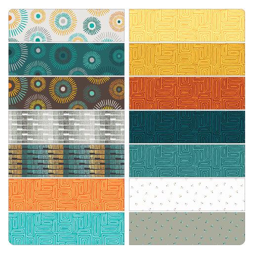 Find Your Way 10x10 Pack by Benartex Studio for Benartex Fabrics - FYW10PK