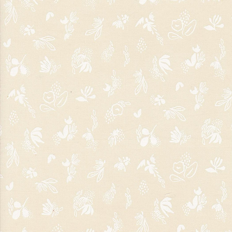 Things Above Floral Sprinkles Blenders Eggshell by Fancy That Design House for Moda Fabrics - 45616 11