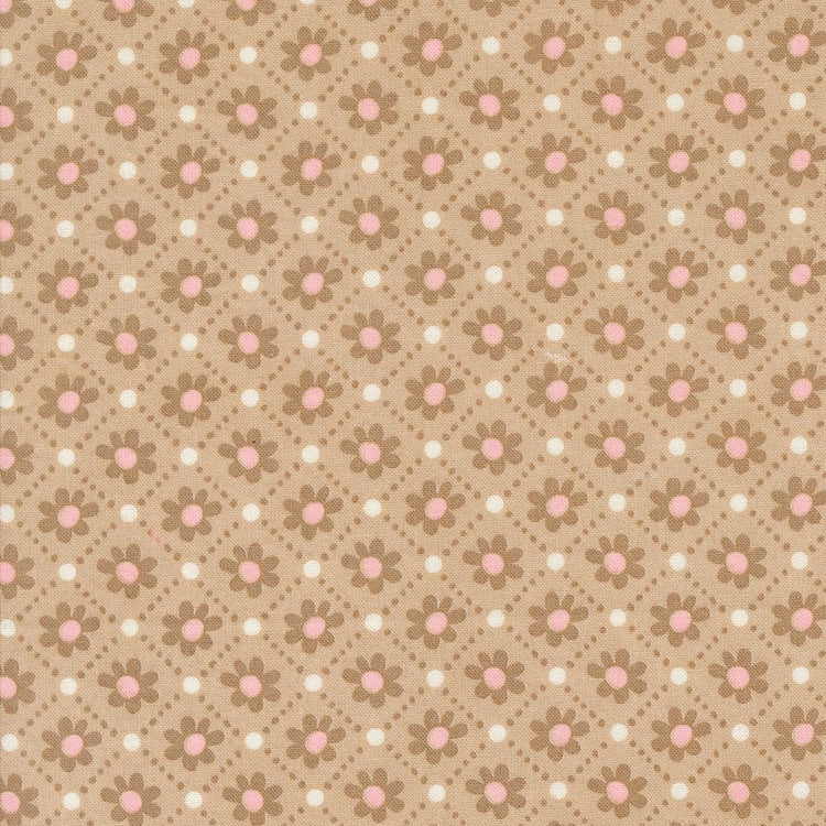Sunday Brunch Tea Pastry Small Floral Check by BasicGrey for Moda Fabrics - 30754 11