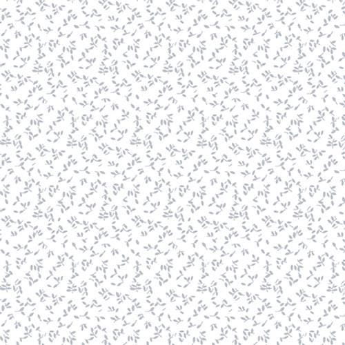 Quilter's Flour VI Ditsy Bud White on White for Henry Glass - 1679-01W
