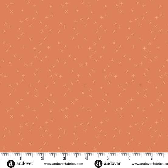 Crisscross Tangerine by Andover Fabrics - A-1345-O1