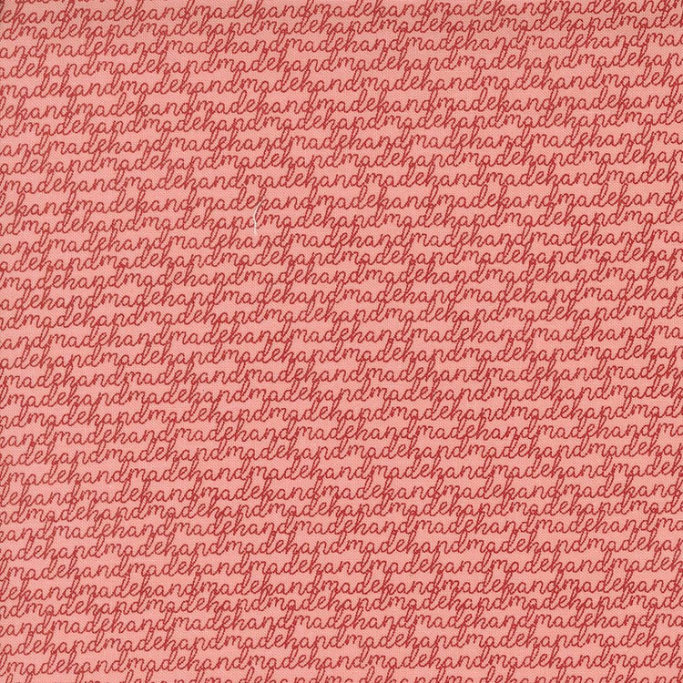 Threads Pink Handmade Text and Words by Sweetwater for Moda Fabrics - 55681 12