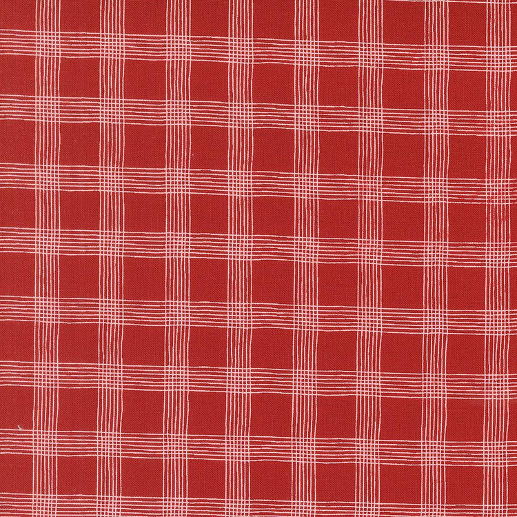 Threads Red Plaid Checks and Plaids by Sweetwater for Moda Fabrics - 55684 13