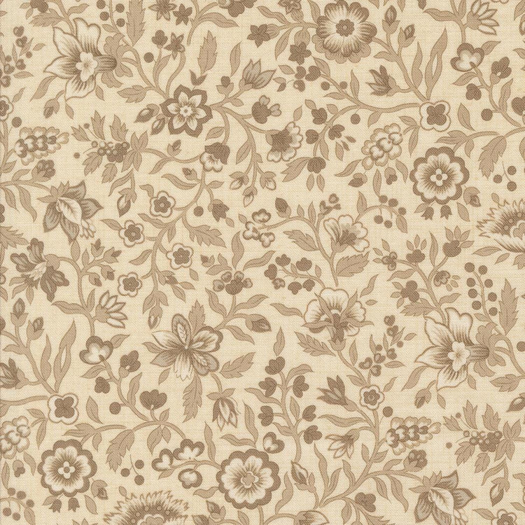 Sacre Bleu Pearl Jardinage Florals by French General for Moda Fabrics - 13971 11