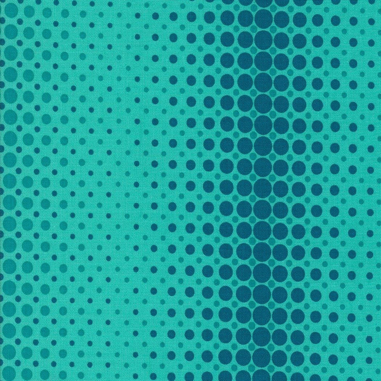Color Crush Vibes Dots and Stripes Aqua by V and Co. Vanessa Christenson for Moda Fabrics - 10885 17