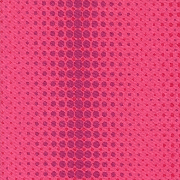 Color Crush Vibes Dots and Stripes Popsicle Pink by V and Co. Vanessa Christenson for Moda Fabrics - 10885 24