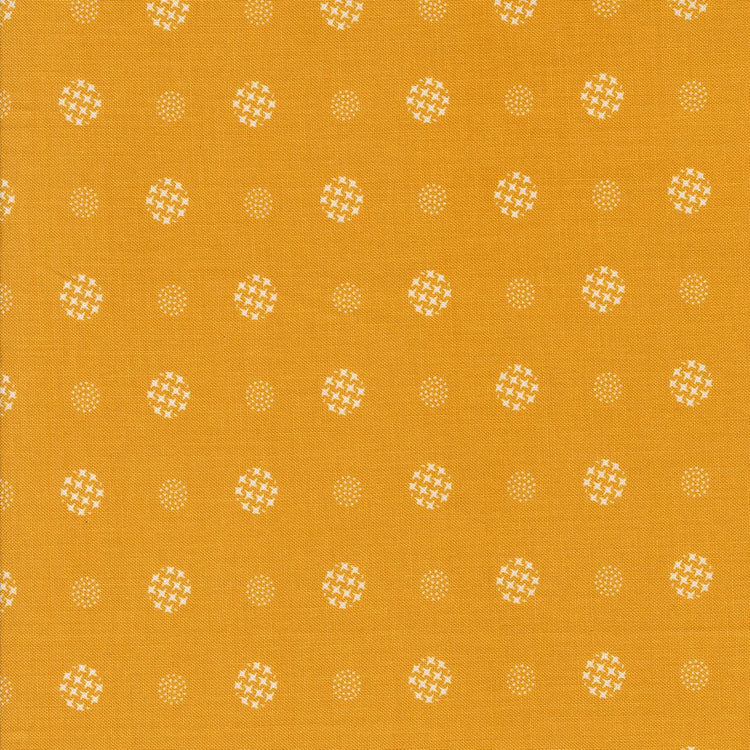 Color Crush Mod Dot Dots Honey by V and Co. Vanessa Christenson for Moda Fabrics - 10886 47
