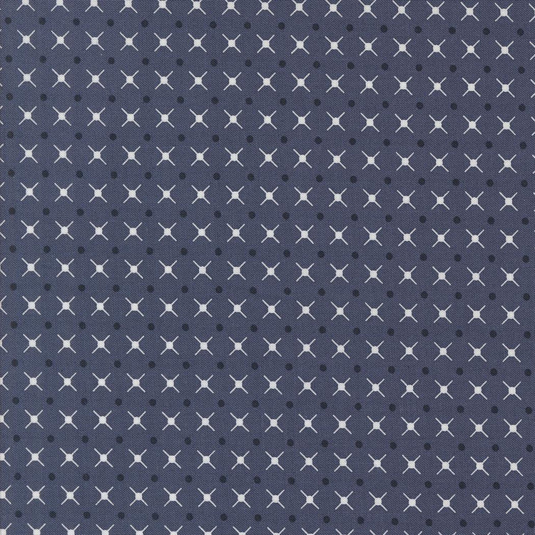 Color Crush X and O Blenders Dot Indigo by V and Co. Vanessa Christenson for Moda Fabrics - 10887 14