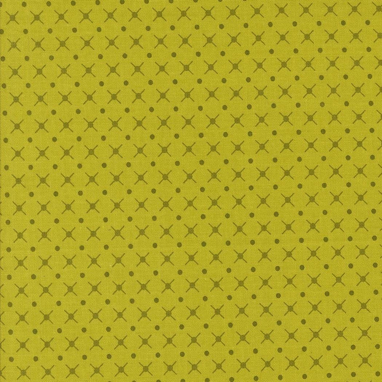 Color Crush X and O Blenders Dot Lime by V and Co. Vanessa Christenson for Moda Fabrics - 10887 19