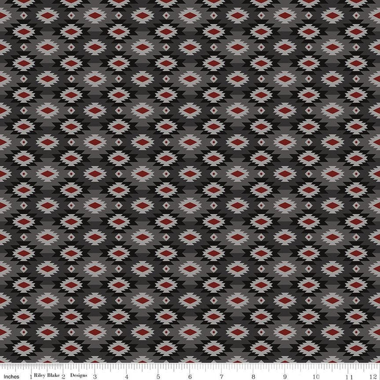 Pine Grove Geometric Gray by Riley Blake Designs - C15936-GRAY