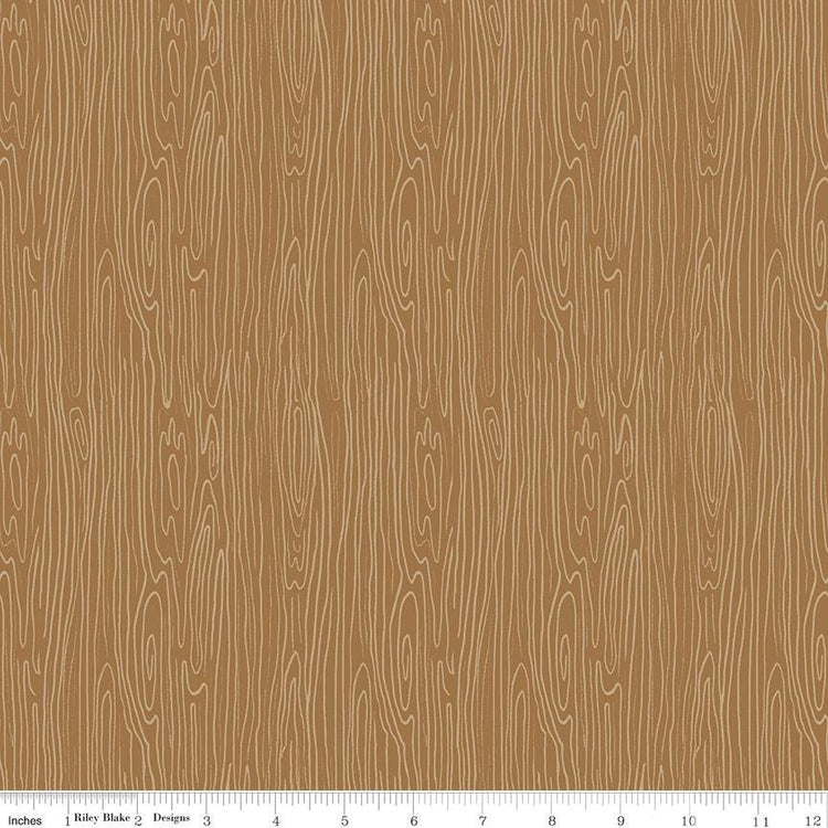 Pine Grove Woodgrain Burlap by Riley Blake Designs - C15937-BURLAP