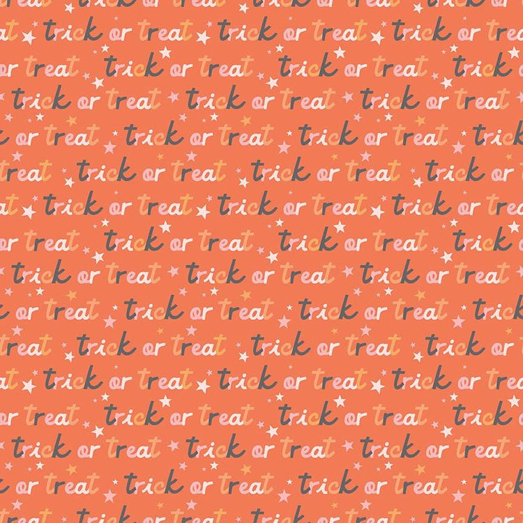 Hey Pumpkin Trick or Treat Orange by My Mind's Eye for Riley Blake Designs - C16034-ORANGE