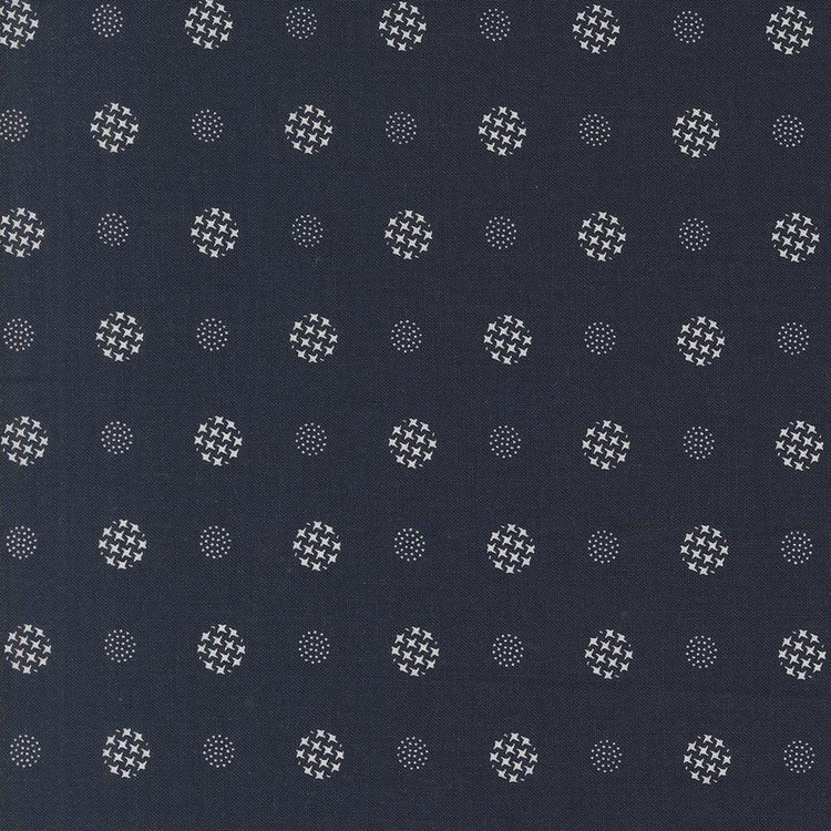 Color Crush Mod Dot Dots Indigo by V and Co. Vanessa Christenson for Moda Fabrics - 10886 34