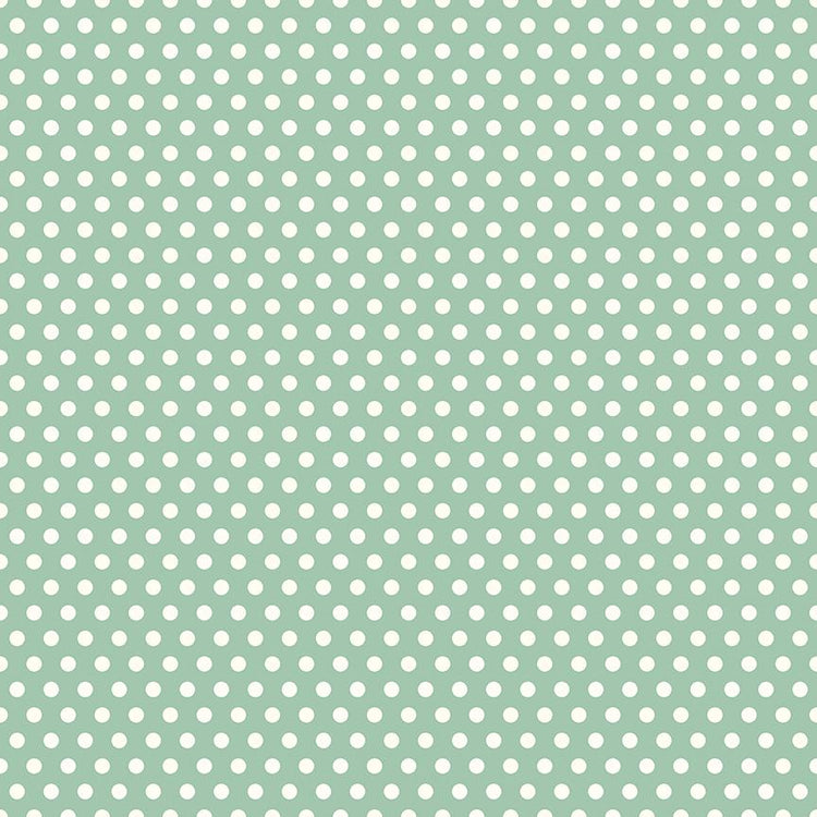 Sunsetridge Dots Seafoam by Minki Kim Textiles for Riley Blake Designs - C15735-SEAFOAM