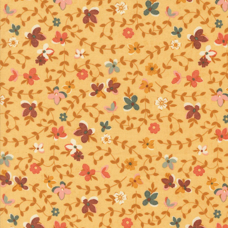 Acorn Hollow Maize Gather Florals by BasicGrey for Moda Fabrics - 30761 12