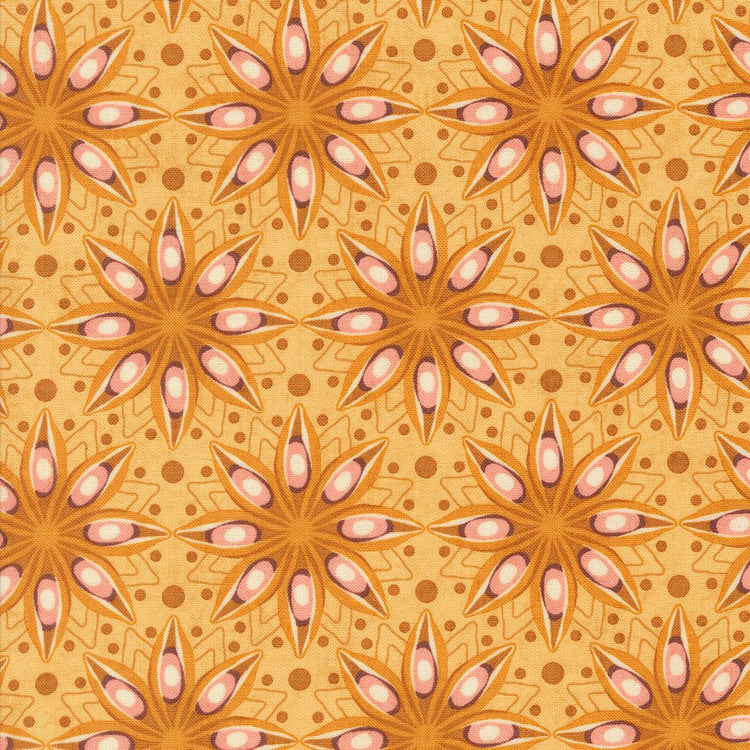 Acorn Hollow Maize Spiced Florals by BasicGrey for Moda Fabrics - 30762 13