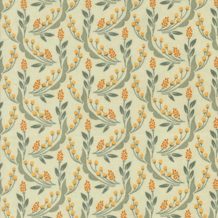 Acorn Hollow Mist Harvest Florals Wheat by BasicGrey for Moda Fabrics - 30763 20