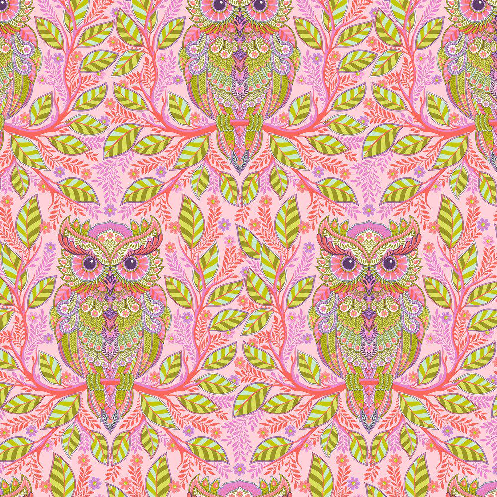 Full Moon Forest II Hootie Patootie Honey by Tula Pink for Free Spirit Fabrics - PWTP244.HONEY