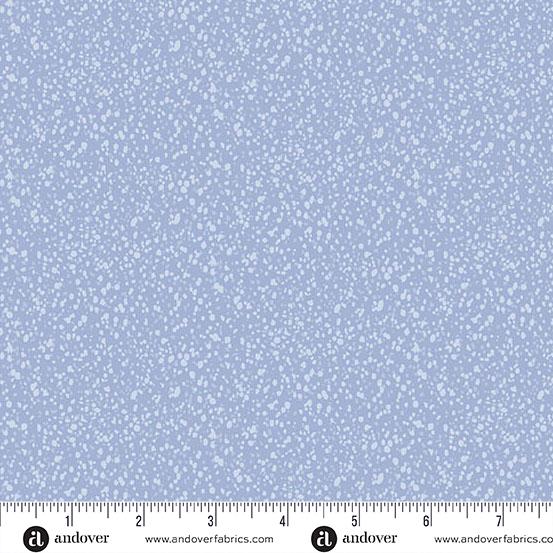 Freckles Power Blue Freckles by Karen Lewis Textiles for Andover Fabrics - A-1424-LB
