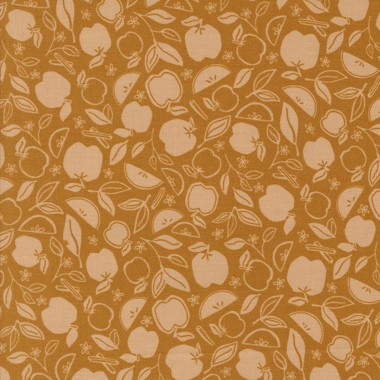 Rainier Apple Crisp Novelty Fruit Caramel by Jessica Rose for Moda Fabrics - 38143 14