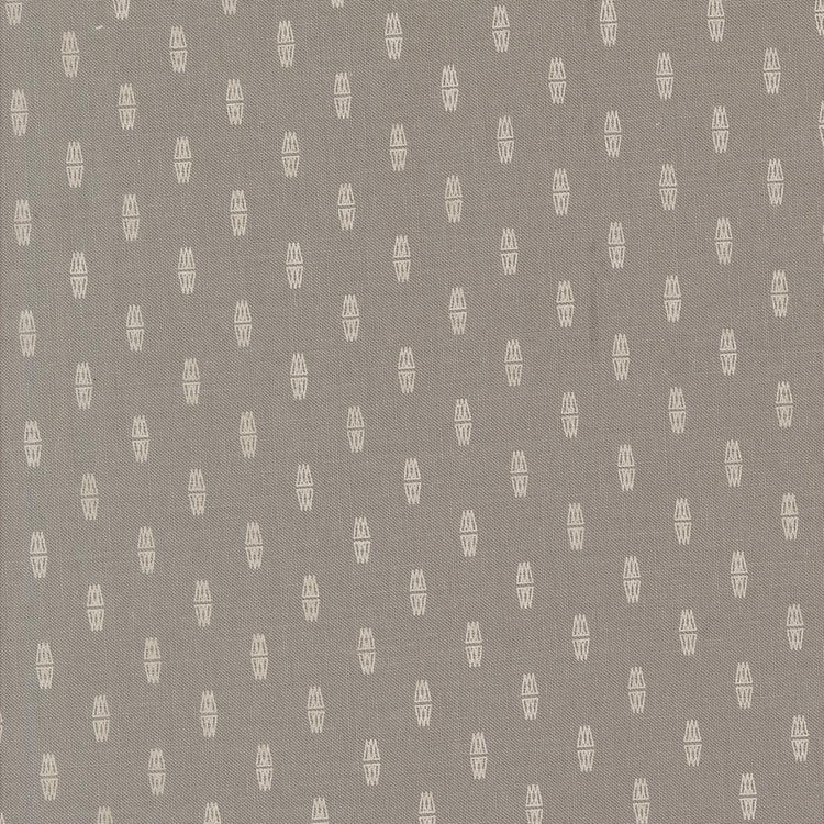 Rainier Wolly Socks Blenders Geometric Pewter by Jessica Rose for Moda Fabrics - 38148 16