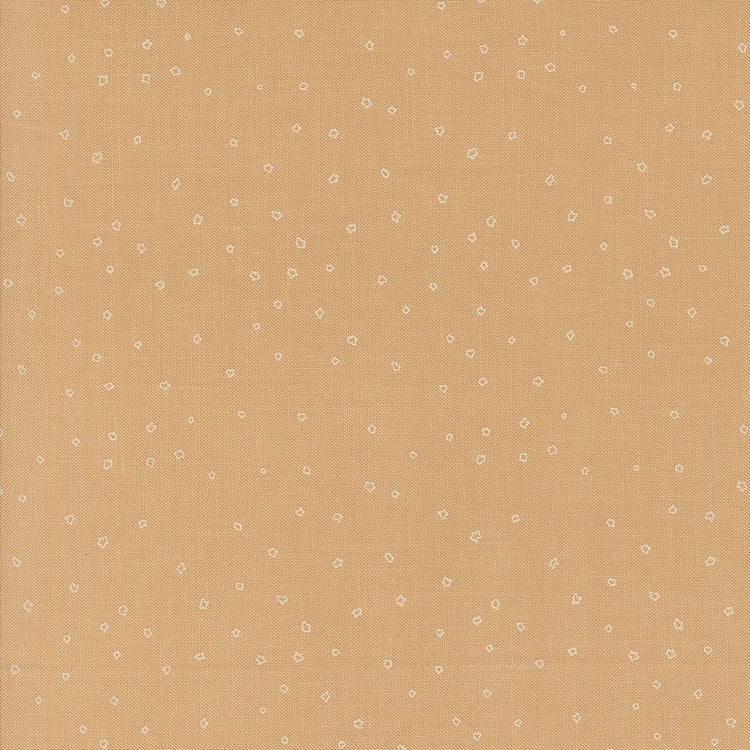 Rainier Puddle Jumpers Dots Tiny Flower Tan by Jessica Rose for Moda Fabrics - 38149 18
