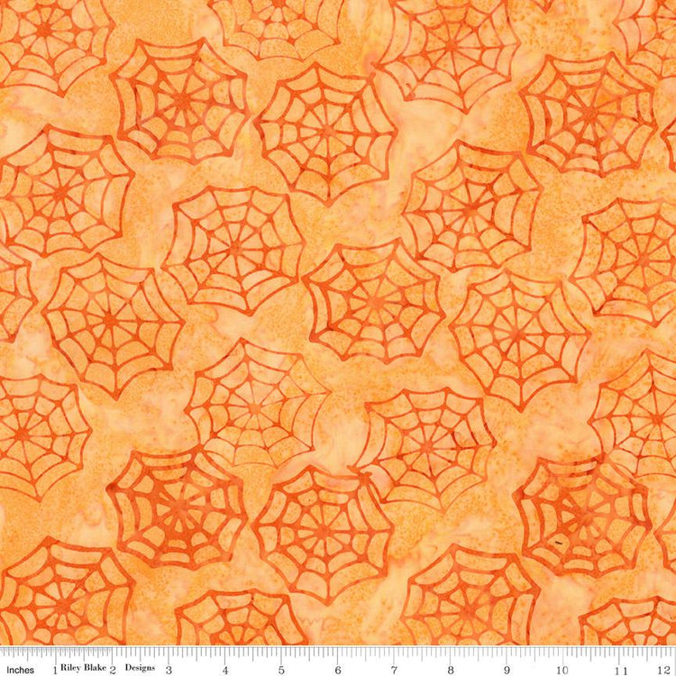 Expression Batiks Fright This Way Apricot by Sandy Gervais for Riley Blake Designs - BT23331-233