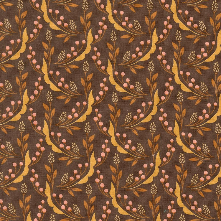Acorn Hollow Nutmeg Harvest Florals Wheat by BasicGrey for Moda Fabrics - 30763 14
