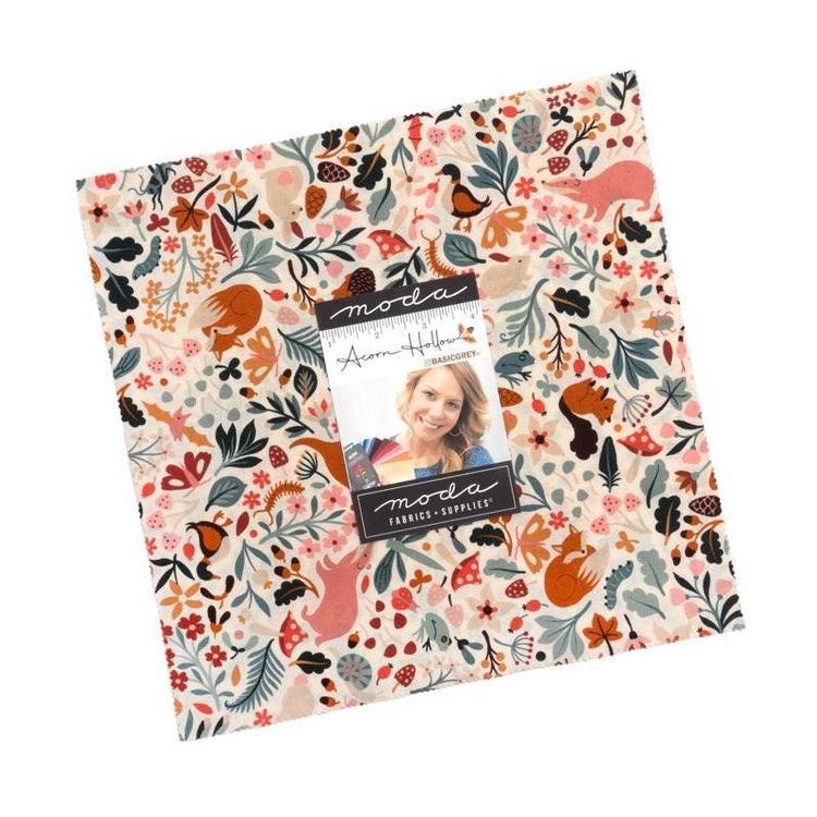 Acorn Hollow Layer Cake by BasicGrey for Moda Fabrics - 30760LC - 42 pieces