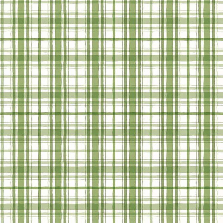Santa's Tree Farm Plaid Green by Lisa Audit for Riley Blake Designs - C16453-GREEN